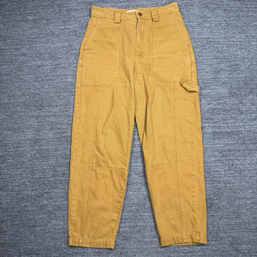 Alex Mill Phoebe Pants Women 29 Golden Khaki Utility Carpenter Cotton Ankle